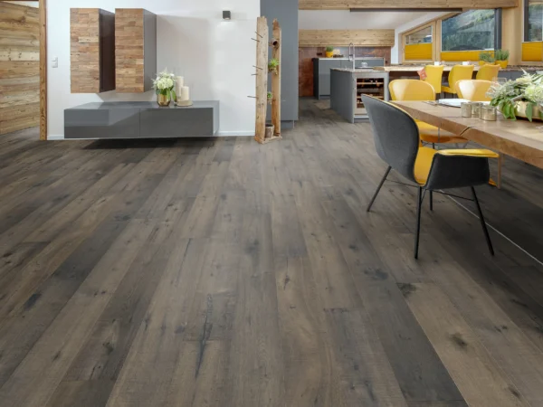 Landhausdiele Eiche Parkett geölt rustikal Woodbase Kitzbühel – Bild 2