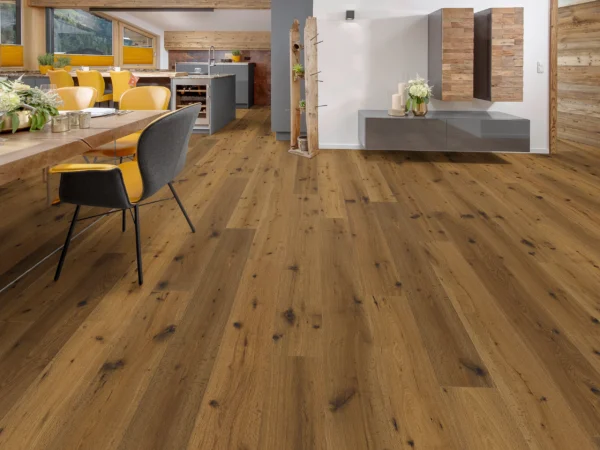 Landhausdiele Eiche Parkett geölt ruhig Woodbase Montreux – Bild 2