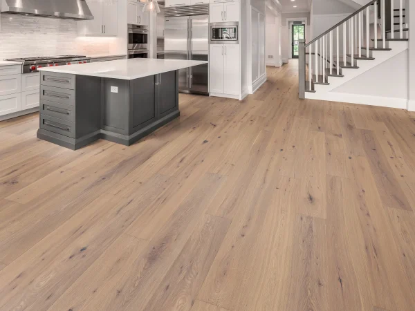 Landhausdiele Eiche Parkett weiß geölt lebhaft Woodbase Zürs – Bild 2