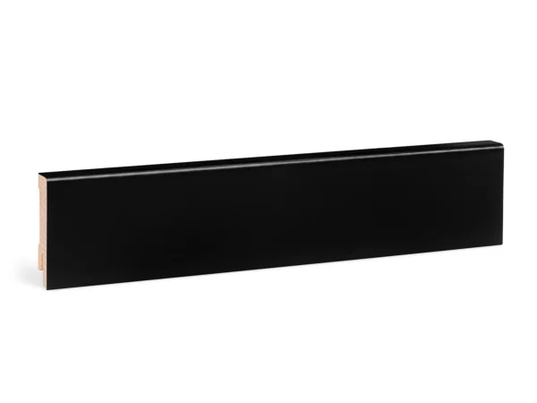 Sockelleiste Modern 58 schwarz