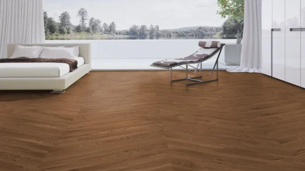Weitzer Parkett Diele 1000 Eiche Amber lebhaft Französisch Fischgrät 60° ProVital finish (geölt) – Bild 4
