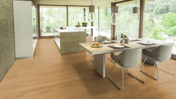 Weitzer Parkett Diele 1400 Eiche Natur ruhig ProActive+ (lackiert) – Bild 5