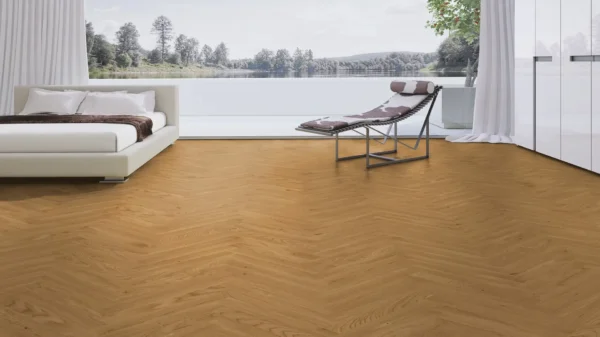 Weitzer Parkett Stab 500 Eiche Natur lebhaft Fischgrät 90° ProVital finish (geölt) – Bild 3