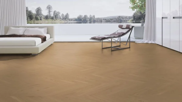 Weitzer Parkett Stab 750 Eiche Kaschmir ruhig Französisch Fischgrät 45° ProVital finish (geölt) – Bild 3