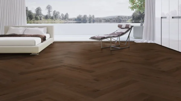 Weitzer Parkett Stab 750 Eiche Havanna lebhaft bunt Fischgrät 90° ProVital finish (geölt) – Bild 4