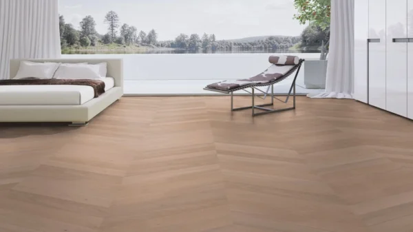 Weitzer Parkett Stab 750 Eiche Kaschmir lebhaft Französisch Fischgrät 60° ProActive+ (lackiert) – Bild 3