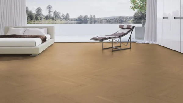 Weitzer Parkett Stab 750 Eiche Kaschmir ruhig Französisch Fischgrät 45° ProActive+ (lackiert) – Bild 3