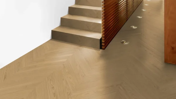 Weitzer Parkett Stab 750 Eiche Pure ruhig Französisch Fischgrät 45° ProActive+ (lackiert) – Bild 6