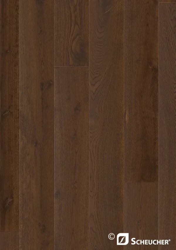 Scheucher Parkett Landhausdiele Woodflor222 Eiche kerngeräuchert Country Naturale Fase 4-seitig Purotec