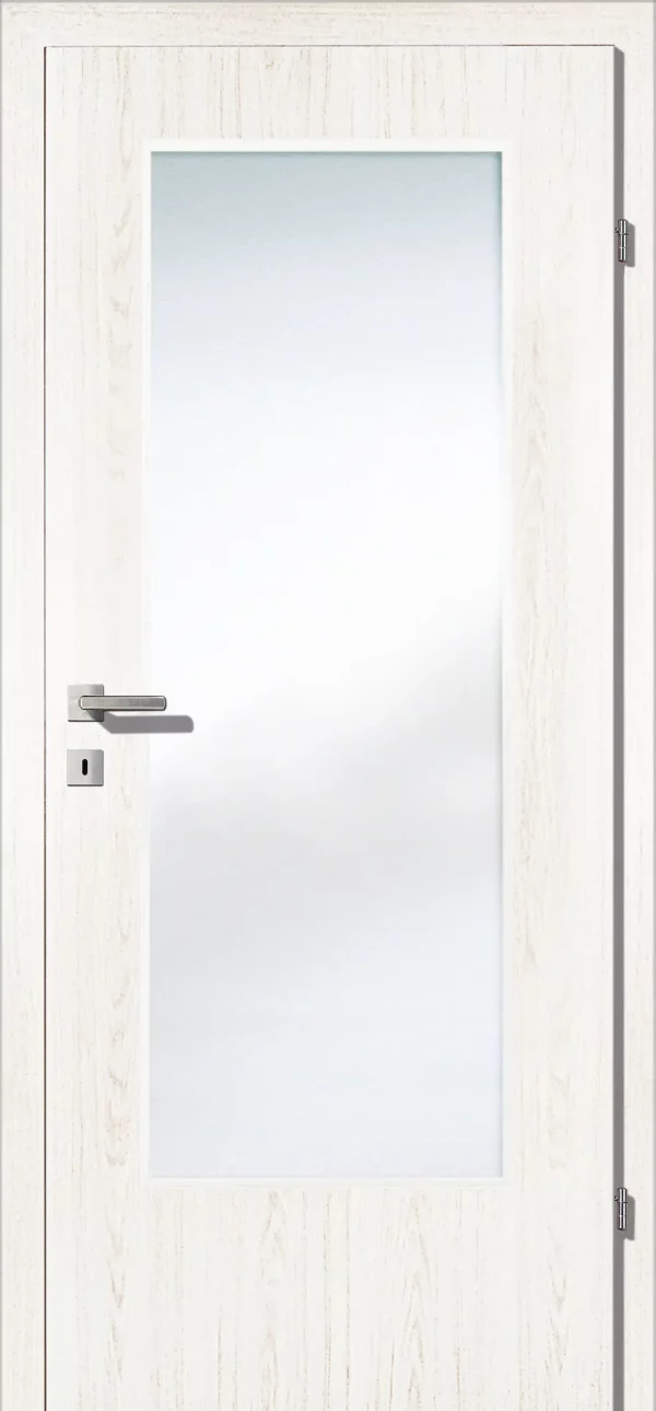 Kunex CPL Laminattüre Esche Weiss deckend längs Holznachbildung – Bild 5