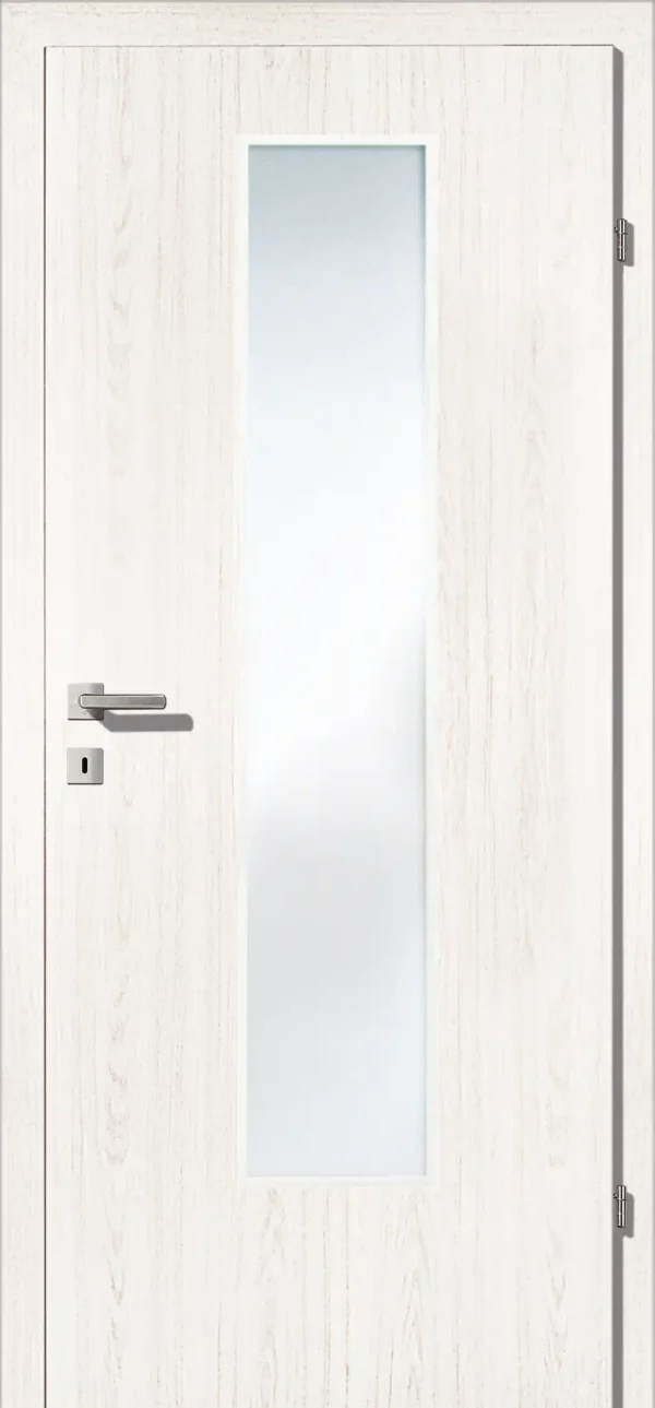 Kunex CPL Laminattüre Esche Weiss deckend längs Holznachbildung – Bild 4
