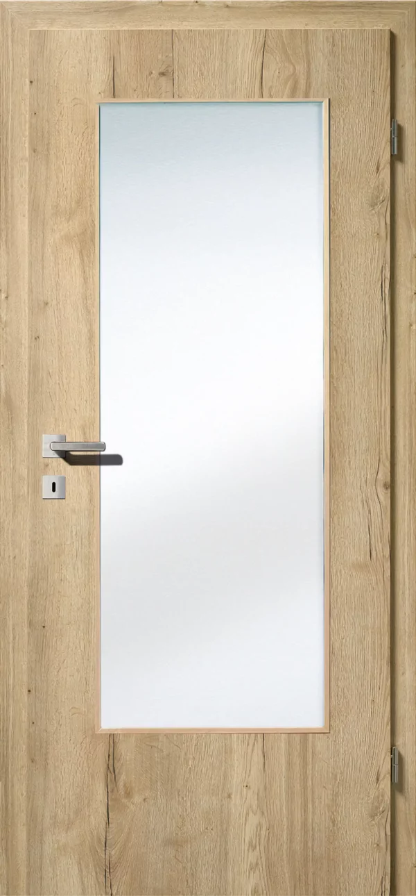 Kunex CPL Laminattüre Ripped Eiche längs Holznachbildung – Bild 3