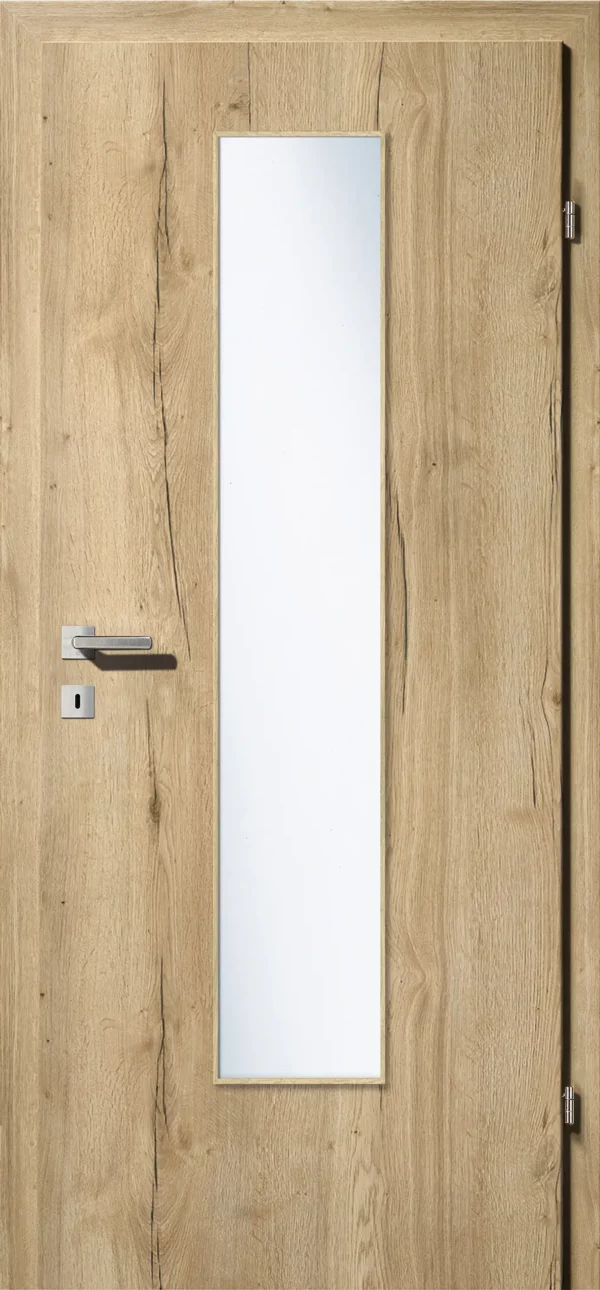 Kunex CPL Laminattüre Ripped Eiche längs Holznachbildung – Bild 2