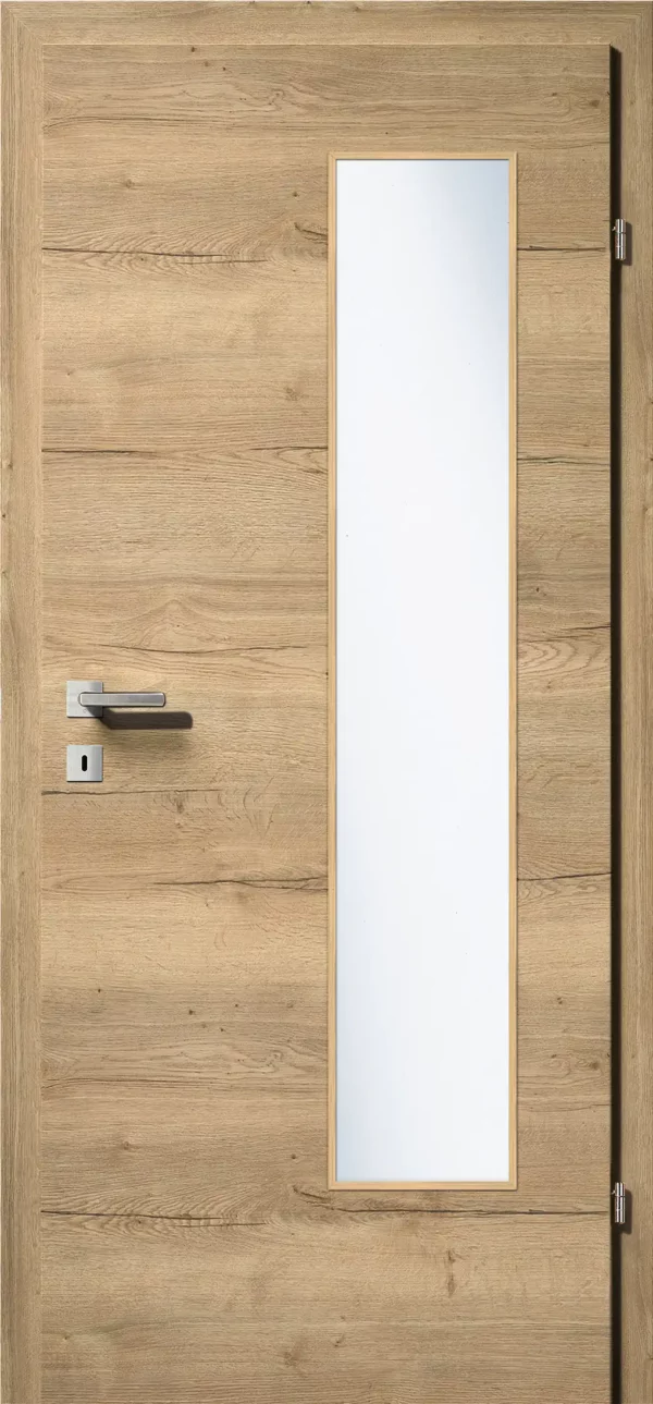 Kunex CPL Laminattüre Ripped Eiche quer Holznachbildung – Bild 20