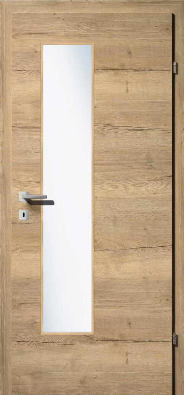 Kunex CPL Laminattüre Ripped Eiche quer Holznachbildung – Bild 2