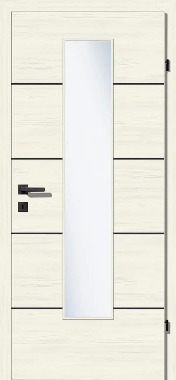 Kunex CPL Laminattüre Pinie Arktis strukturiert quer Holznachbildung – Bild 6
