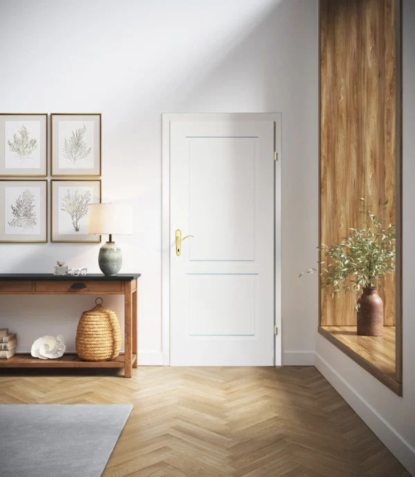 Kunex Alt Wien Türe weiß Art 111 profiliert 75 cm x 203 cm, Links – Bild 2