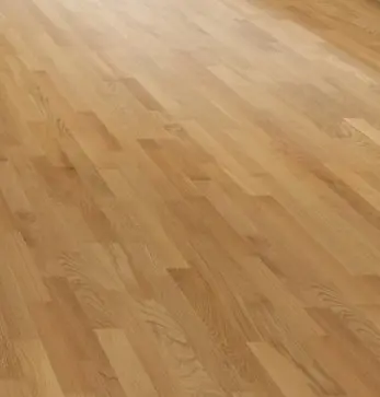 Scheucher Parkett Eiche 3-Stab Schiffsboden classic lackiert